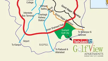 Location of Tulsiani Golf View Apartments - Image 248193