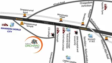 Location of Indira Orchard Town - Image 340333
