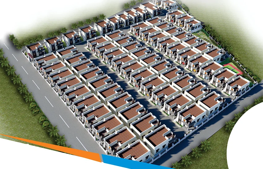 Master Plan of Indira Orchard Town in Maraimalai Nagar, Chennai - Image 340334