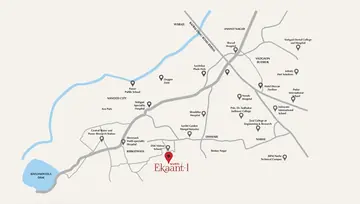 Location of Nyati Ekaant 1 - Image 124518