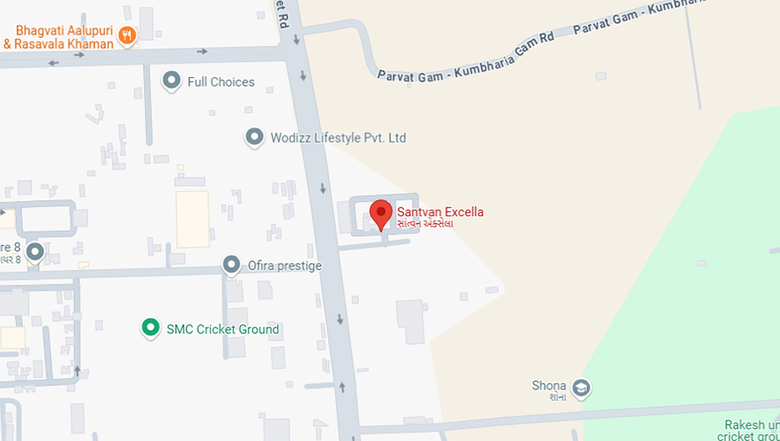 Location of Santvan Excella in Shakti Nagar, Surat - Image 253333