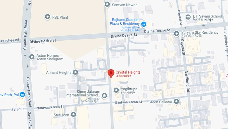 Location of Santvan Crystal Heights in Palanpur, Surat - Image 254170