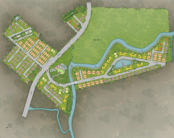 Master Plan of Vaishnodevi Farmville in Dandi Road, Surat - Image 253512