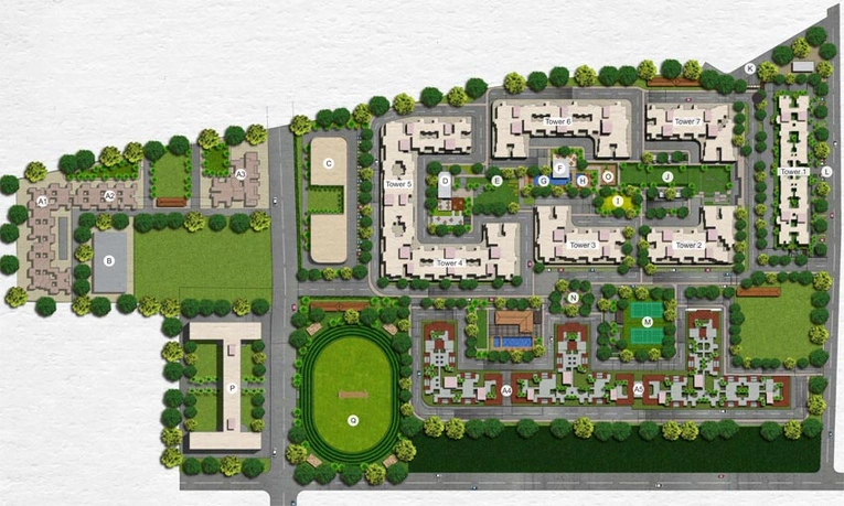 Master Plan of Paranjape Abhiruchi Parisar in Dhayari, Pune - Image 121126