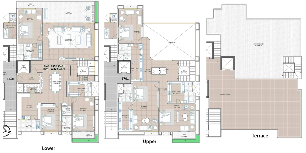 6 BHK Penthouse in Avadh Paloma Pride in Vesu, Surat - Image 929906