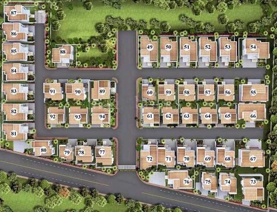 Master Plan of Mantri Solitude in Akkarai, Chennai - Image 326805