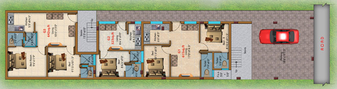 Master Plan of KEH Shakthi Enclave in Royapettah, Chennai - Image 245420