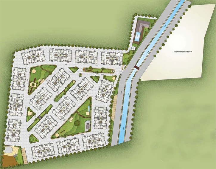 Master Plan of Avadh Lifestyle in Bardoli, Surat - Image 251376