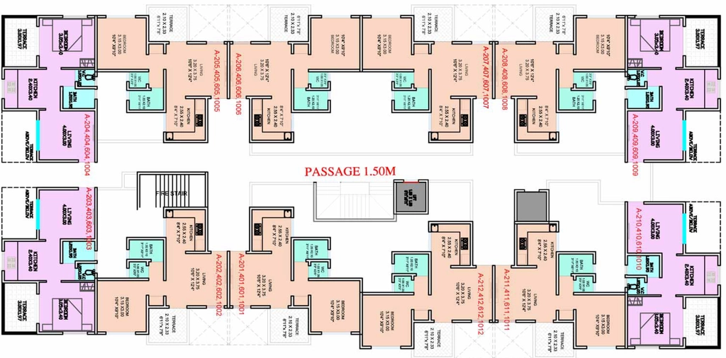 Floor Plan of Silver Karishma in Moshi, Pune - Image 348140