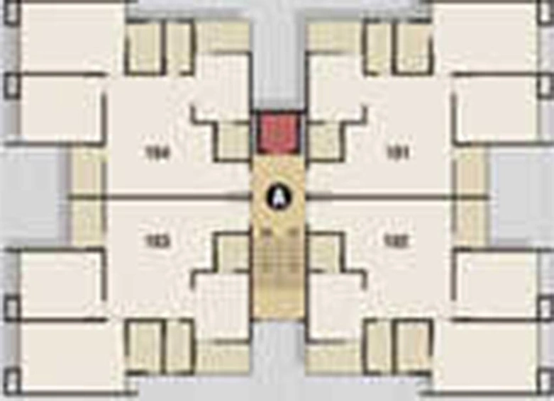 Floor Plan of Avadh Parklane in Science City, Ahmedabad - Image 262321