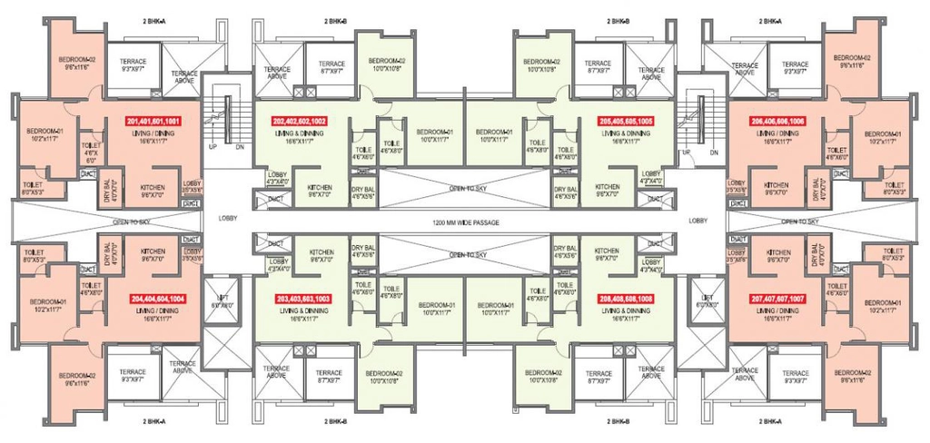 Floor Plan of Silver City in Chikhali, Pune - Image 348164