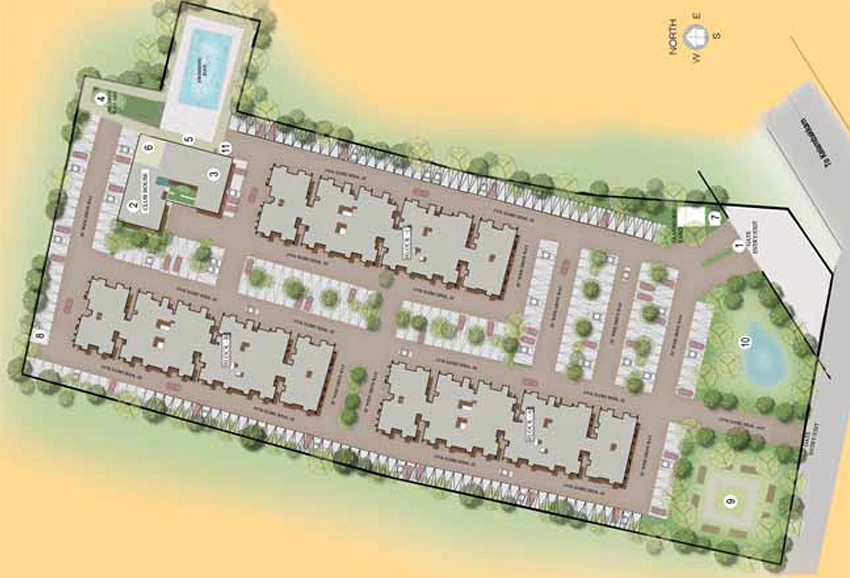 Master Plan of Marg Pushpadruma in OMR, Chennai - Image 333867
