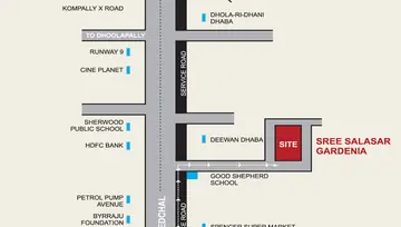 Location of Shri Sree Salasar Gardenia - Image 248536