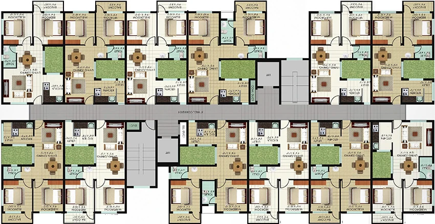 Floor Plan of Marg Swarnabhoomi Aayush in Kottivakkam, Chennai - Image 333874