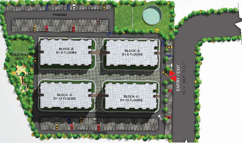 Master Plan of Marg Swarnabhoomi Aayush in Kottivakkam, Chennai - Image 333873