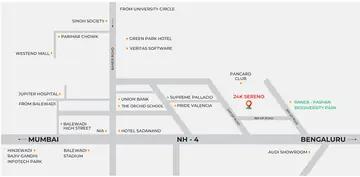 Location of Kolte Patil 24K Sereno - Image 40