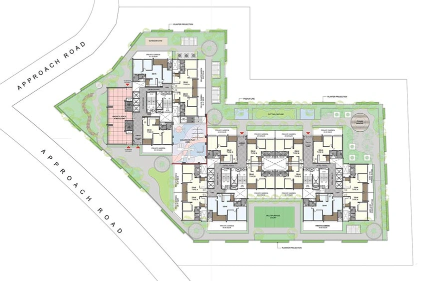 Master Plan of Paranjape The Ridges 41 in Pimpri Chinchwad, Pune - Image 125761