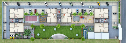 Master Plan of Happy Green Fortune in Vesu, Surat - Image 251795