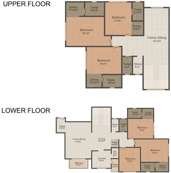 6 BHK Flat in Happy Green Victory in Vesu, Surat - Image 846229