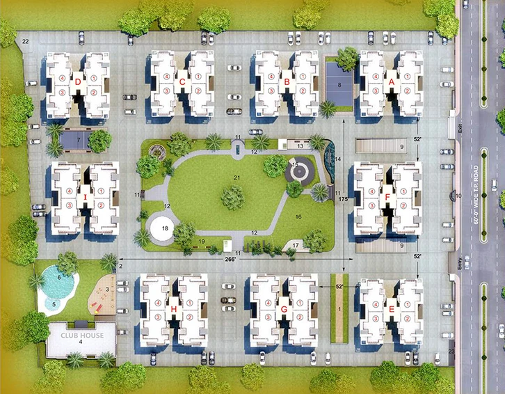 Master Plan of Happy Nakshatra Embassy in Palanpur, Surat - Image 251861