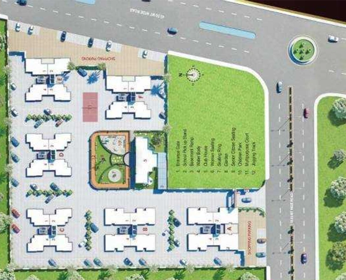 Master Plan of Happy Nakshatra Solitaire in Palanpur, Surat - Image 252020