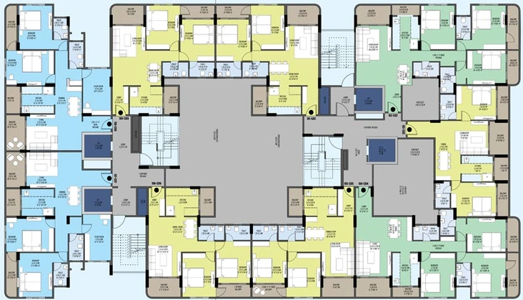Floor Plan of Tattva Apas in New Manish Nagar, Nagpur - Image 121287