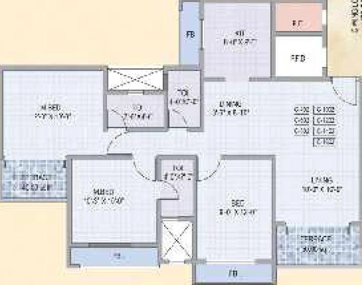 3 BHK in Proviso Complex in Kharghar, Navi Mumbai - Image 846935