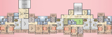 Floor Plan of Proviso Galaxy Orion in Kharghar, Navi Mumbai - Image 254274
