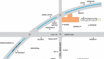 Location of Happy Nandanvan 3 - Image 252115