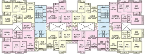 Floor Plan of Rashmi Heights in Vasai East, Palghar - Image 228911