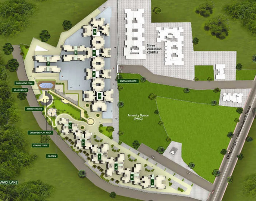 Master Plan of Shree Venkatesh Lake Vista in Ambegaon, Pune - Image 349065
