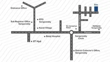 Location of Medha Temple Bells Apartment - Image 314487