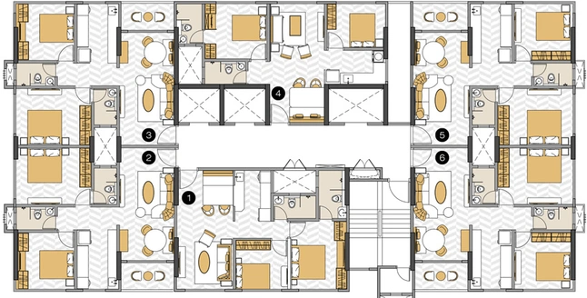 Floor Plan of Raveshia Aryana Heights in Ghatkopar East, Mumbai - Image 33079