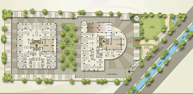 Master Plan of Ravani Dream Palace in Vesu, Surat - Image 252389
