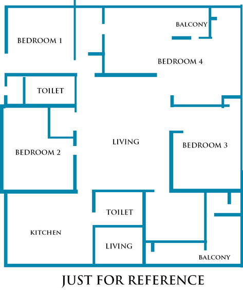 4 BHK Flat in Ravani Dream Heritage in Vesu, Surat - Image 847299