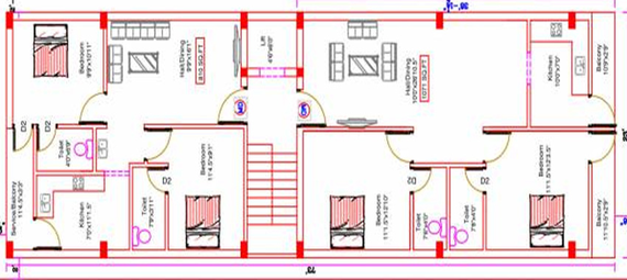 Floor Plan of Arjun Thamarai in Ayanambakkam, Chennai - Image 234307