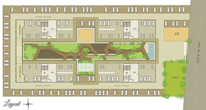 Master Plan of Shaligram Signature in Adajan, Surat - Image 253368