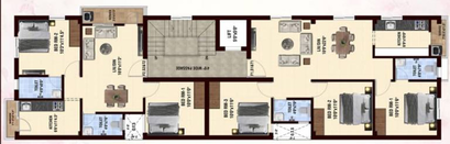 Floor Plan of Arjun Cavery in Ayapakkam, Chennai - Image 227722