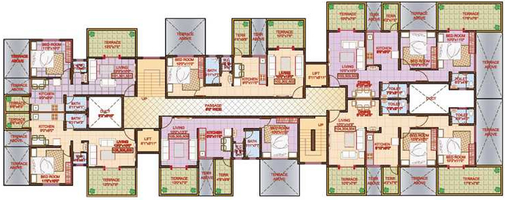 Floor Plan of Shree Shantai Heritage in Akurdi, Pune - Image 121335
