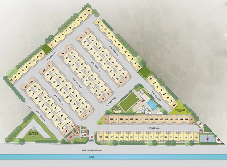 Master Plan of Samarthya Bella Vista in Olpad, Surat - Image 252482