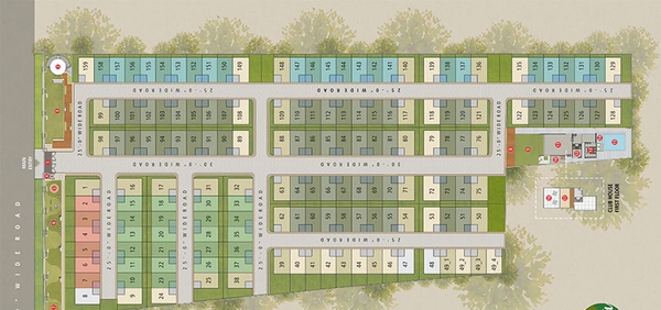 Master Plan of Samarthya Villa in Jahangirpura, Surat - Image 253299