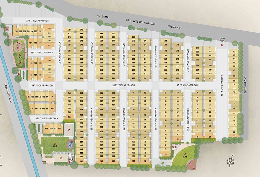 Master Plan of Samarthya Serene in Masma, Surat - Image 253258