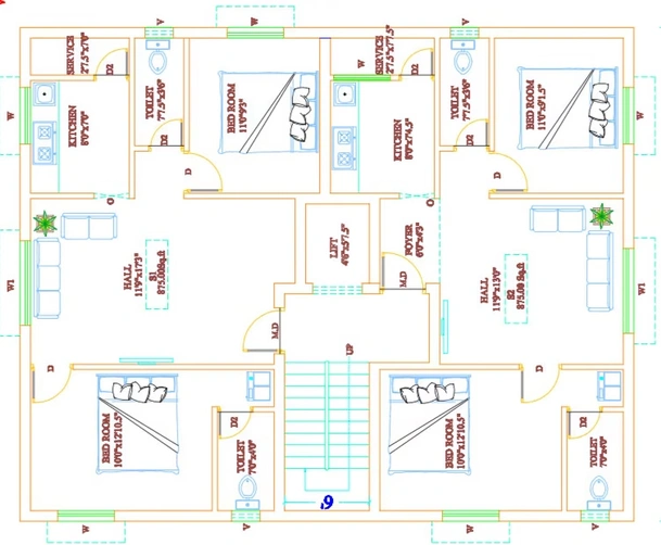 Floor Plan of Arjun BRS in Korattur, Chennai - Image 227708