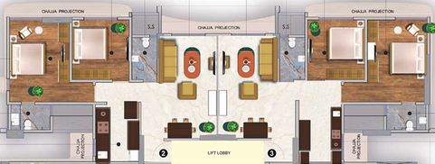 Floor Plan of Starwing Stellar Heights in Andheri East, Mumbai - Image 303802