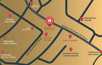 Location of Kaveri Heights - Image 33096