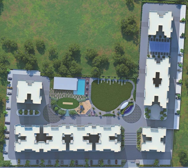 Master Plan of HN Orchid Elegance in South Bopal, Ahmedabad - Image 263530