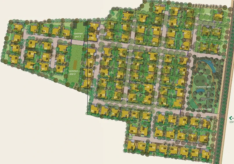 Master Plan of HN Aamrakunj in Sanathal, Ahmedabad - Image 263500