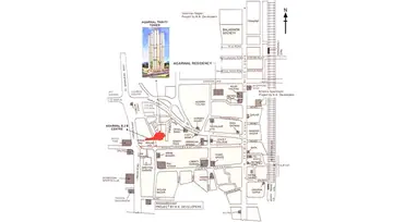 Location of Ajmera Trinity Tower - Image 254673
