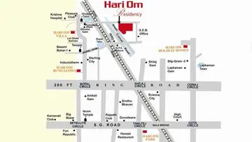 Location of Hari Om Residency - Image 261589