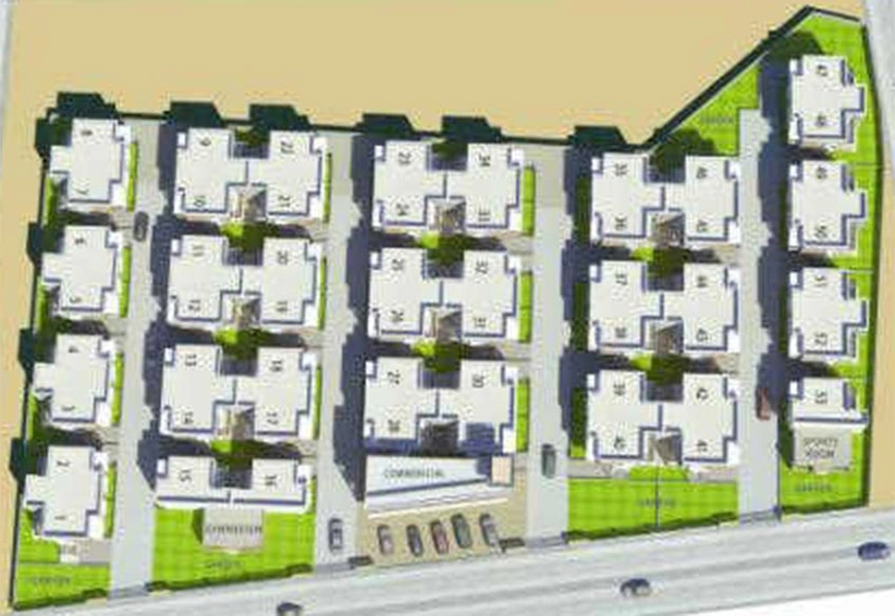 Master Plan of Hari Om Residency in Ghuma, Ahmedabad - Image 261590